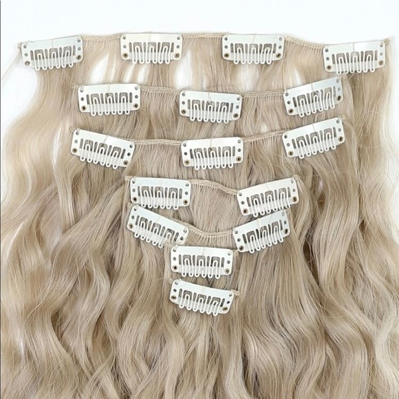 7pcs Clip In Long Curly Synthetic Hair Extension - Picture 3 of 10
